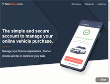 Tablet Screenshot of newvehicle.com